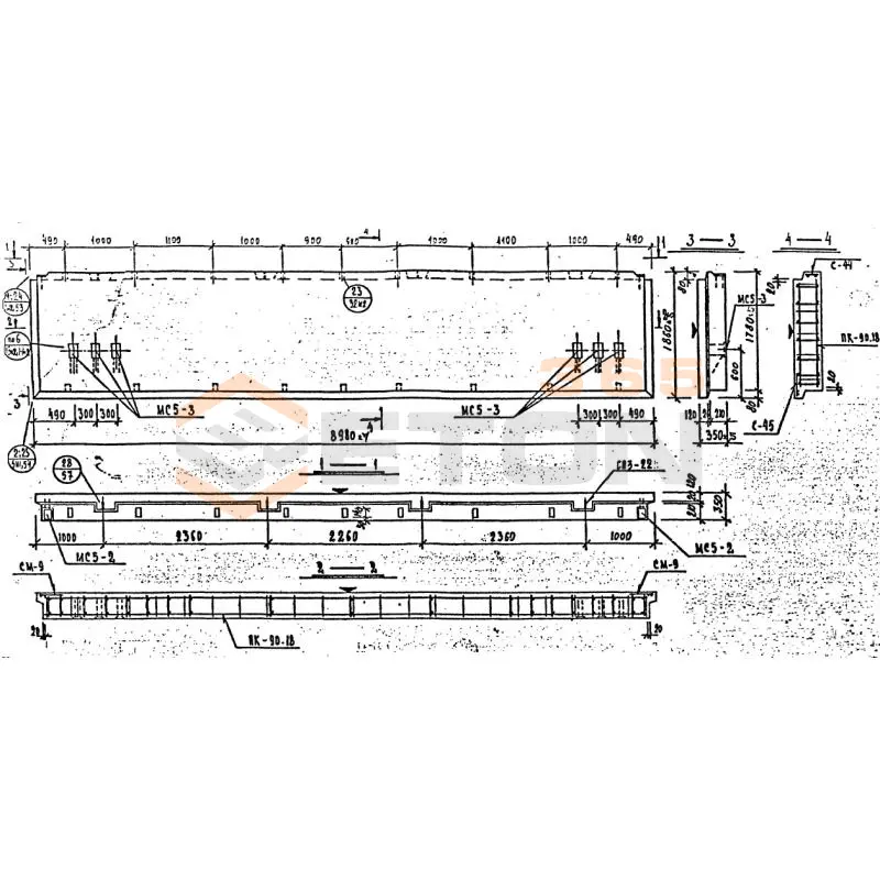 Панели наружных стен Серия 1.232 КЛ-2 НР 1-90-18-35 (1.232 КЛ-2)